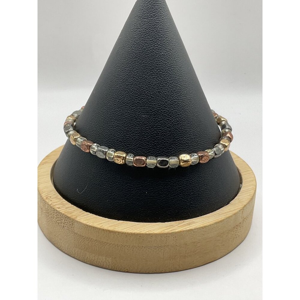 Mixed Beaded Stretch Bracelet